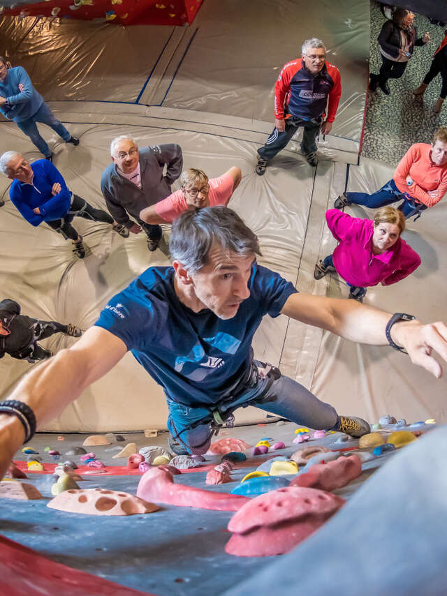 Indoor climbing lessons